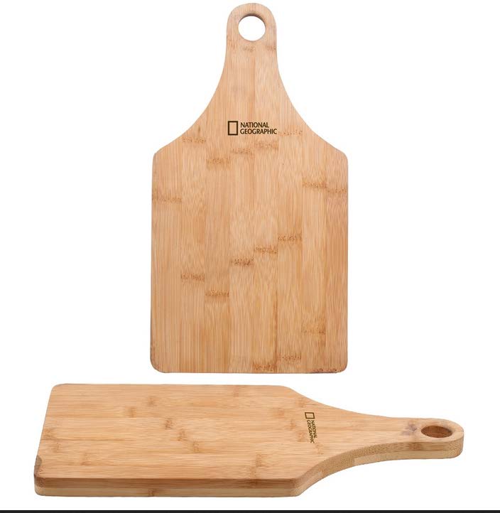 The Chef Bamboo Cheese Board 7" W x 13 1/2" H x 0.6" D